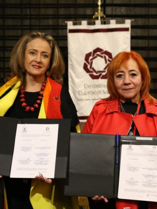 CNDH y Universidad del Claustro de Sor Juana firman acuerdo para difundir los DDHH y promover una cultura de paz en México