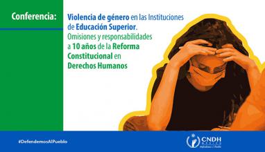 Conferencia "Violencia de género en las Instituciones de Educación Superior"